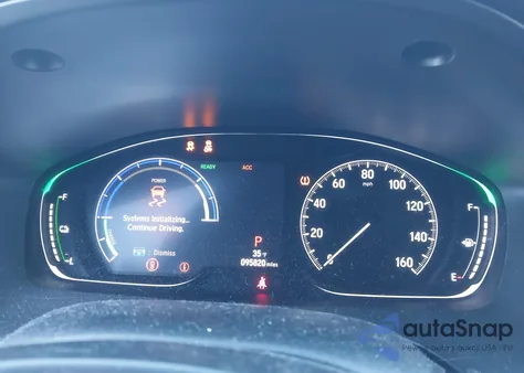 2020 Honda Insight Touring z USA, uszkodzony, nr VIN 19XZE4F97LE002989